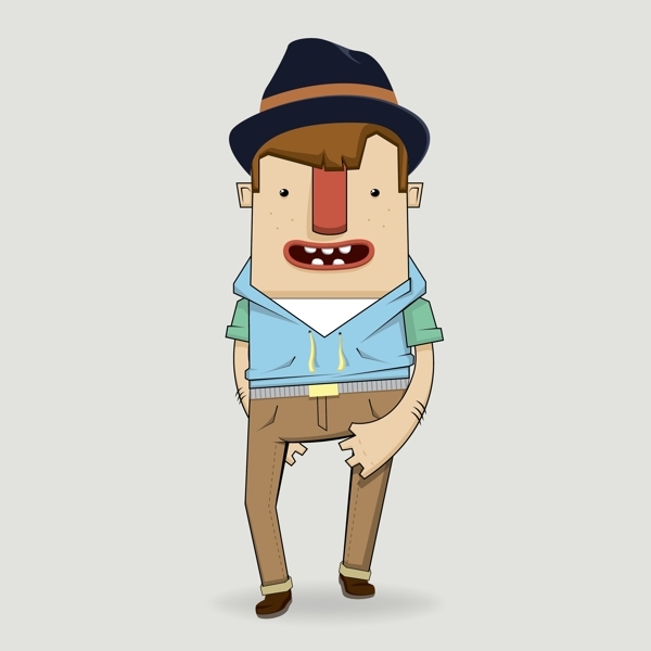 Hipster illustration