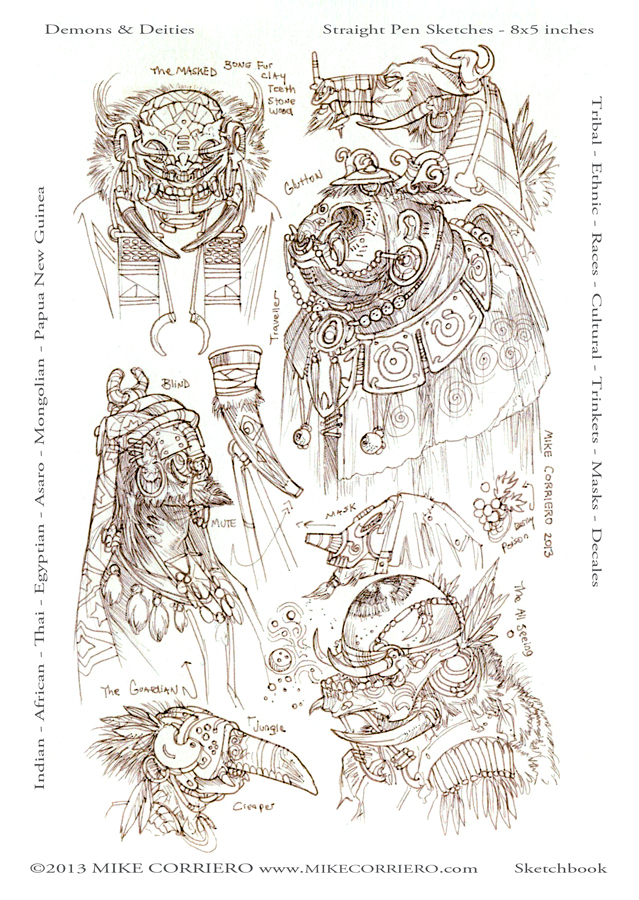 Mike Corriero concept artist drawing