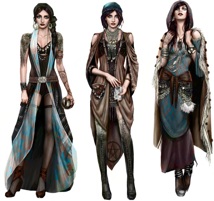 Concept art fashion and games