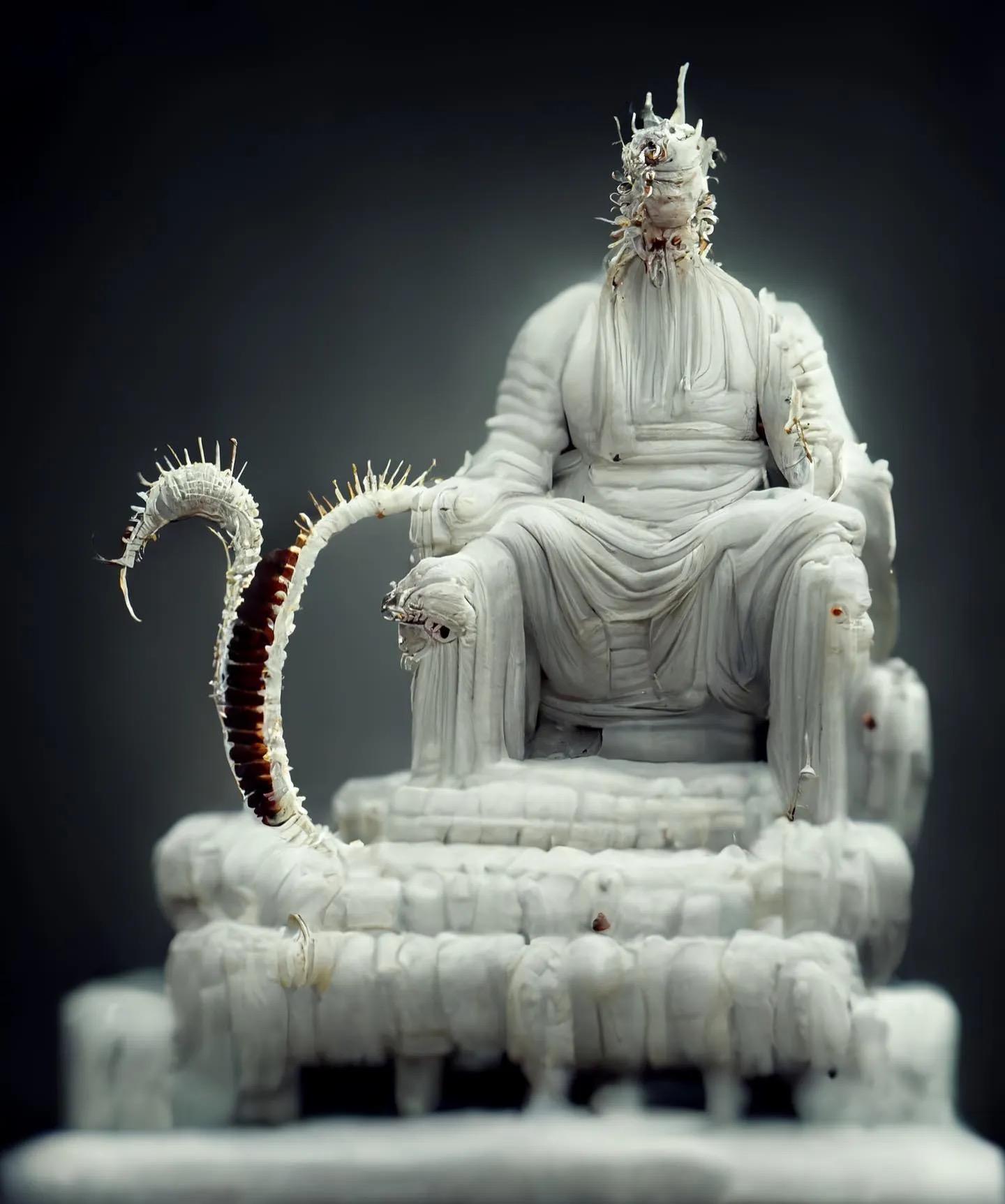 Cornel Swoboda AI generated image with Midjourney throne character