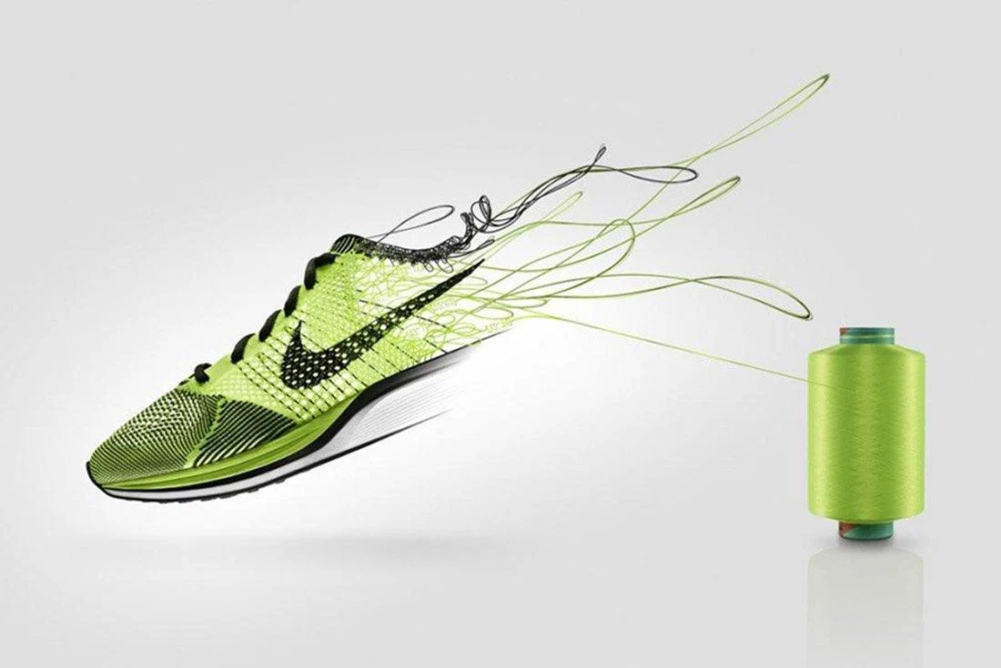 nike flyknit 3d knitting material
